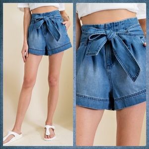 Easel Denim Shorts